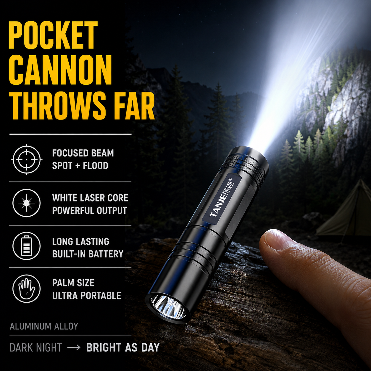Outdoor Flashlight Small Mini  - Zinc Outdoor Lighting recensione e prezzo
