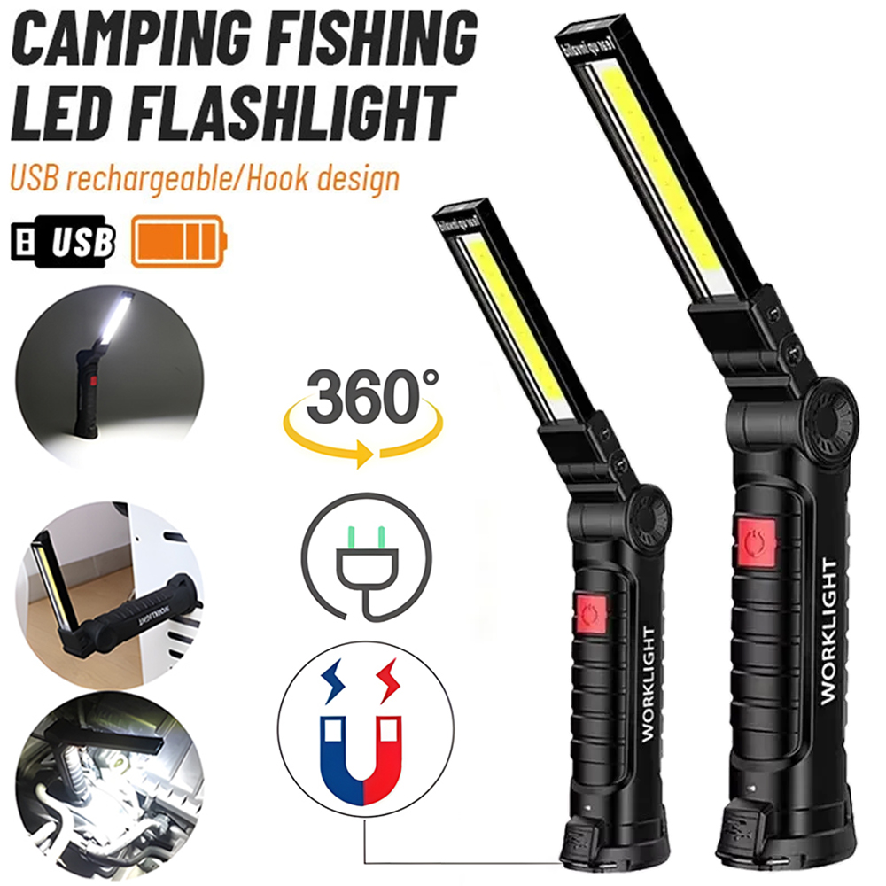 LED COB Flashlight USB Recharg - Zinc Outdoor Lighting recensione e prezzo