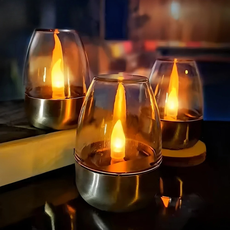LED Solar Candles Light Flamel - Outdoor Lighting Ideas For Party recensione e prezzo