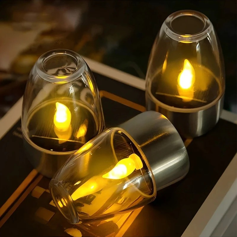 LED Solar Candles Light Flamel - Outdoor Lighting Ideas For Party recensione e prezzo