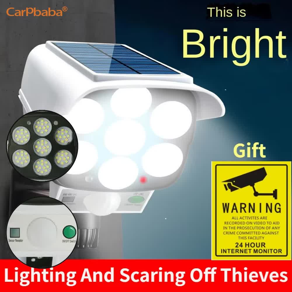 Outdoor Solar Light Motion Sen - Outdoor Lighting Wireless recensione e prezzo